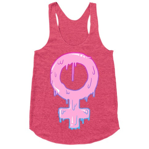 Pink Slime Feminism Racerback Tank